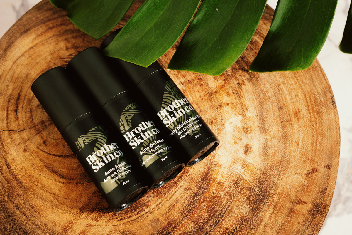Daily System by Brother Skin Co, four step men's skincare routine