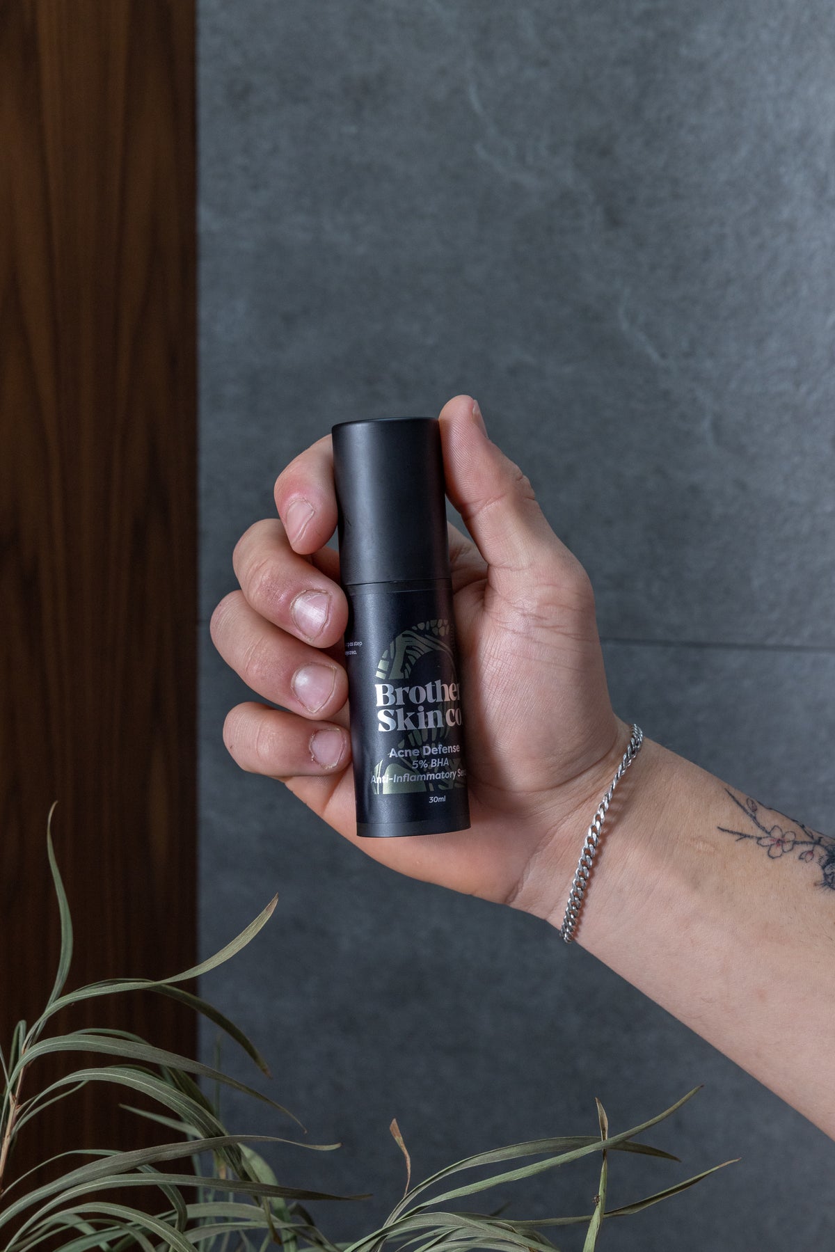 Acne Defence by Brother Skin Co, men's acne serum with salicylic and mandelic acids
