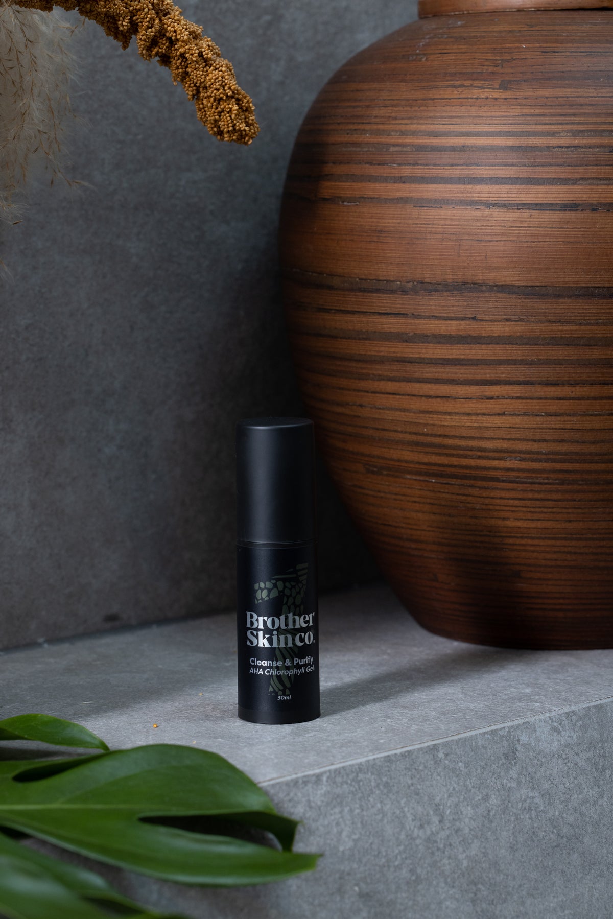 Cleanse & Detoxify by Brother Skin Co, men's activated charcoal face wash