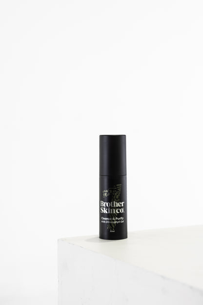 Cleanse & Purify by Brother Skin Co, men's soap free AHA face wash