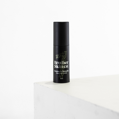Cleanse & Detoxify by Brother Skin Co, men's activated charcoal face wash