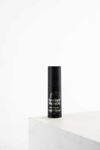 Acne Defence by Brother Skin Co, men's acne serum with salicylic and mandelic acids