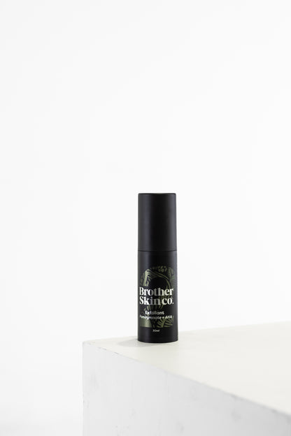 Exfoliant by Brother Skin Co, AHA and BHA exfoliator for men