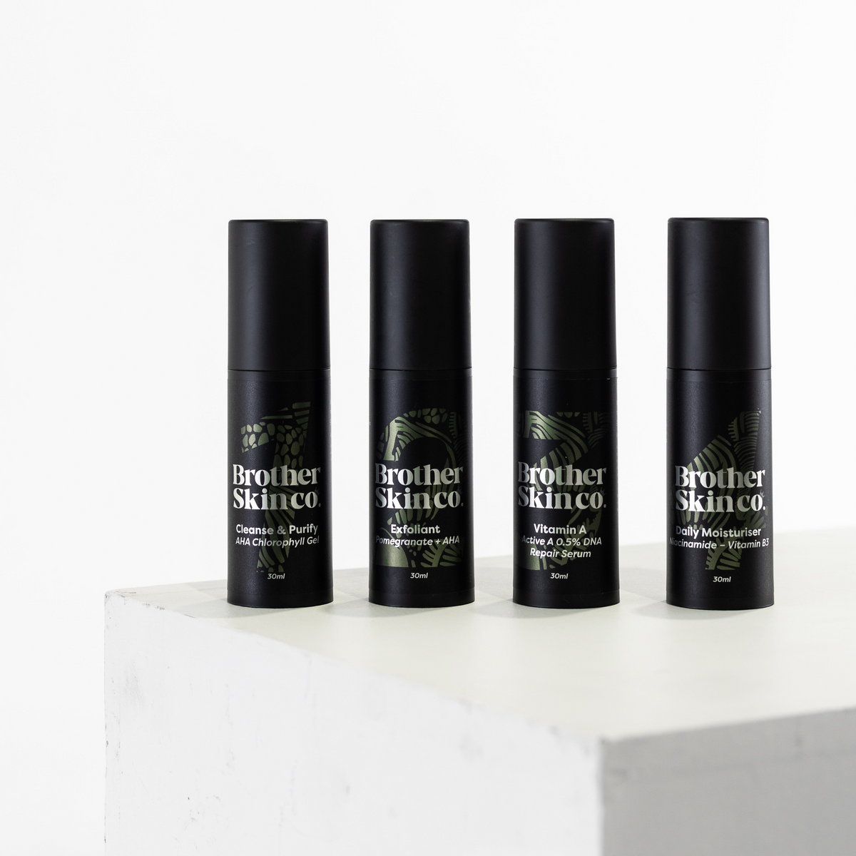 Daily System by Brother Skin Co, four step men's skincare routine