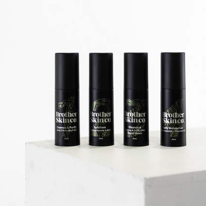 Daily System by Brother Skin Co, four step men's skincare routine