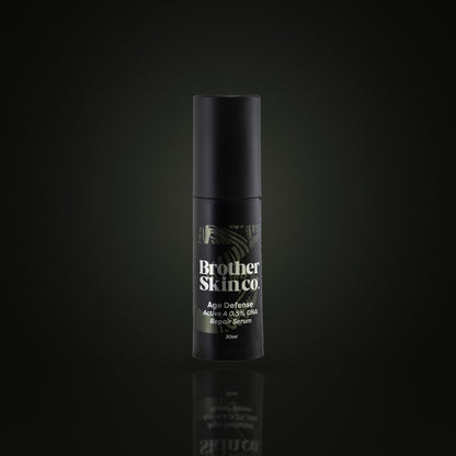 Age Defence by Brother Skin Co, men's anti-ageing retinaldehyde serum