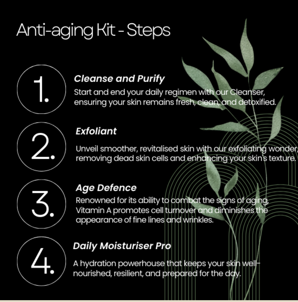 Anti-Ageing System by Brother Skin Co, men's anti-ageing skincare routine