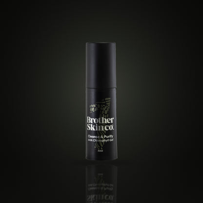 Cleanse & Purify by Brother Skin Co, men's soap free AHA face wash