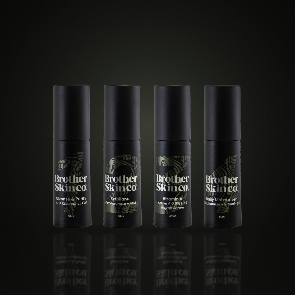 Daily System by Brother Skin Co, four step men's skincare routine